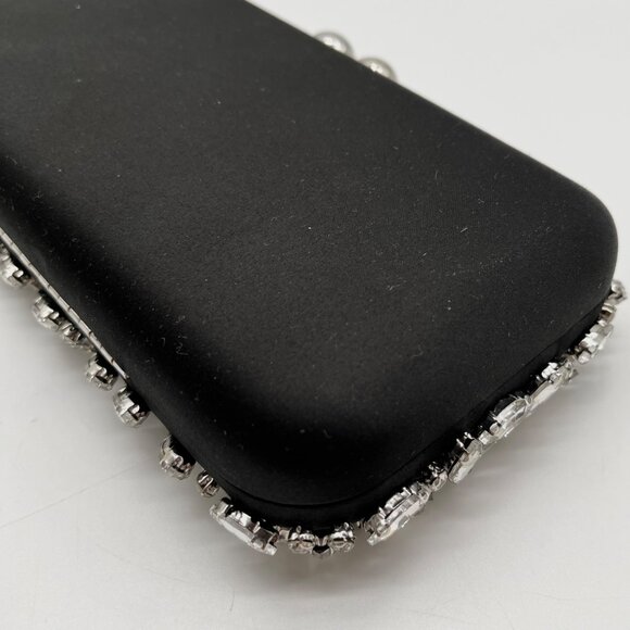 I.N.C. International Concepts Black East West Embellished Minaudiere Convertible